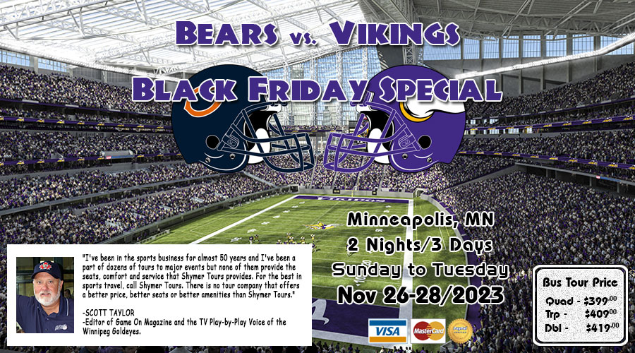 Bears vs vikings Nov 25-28/2023