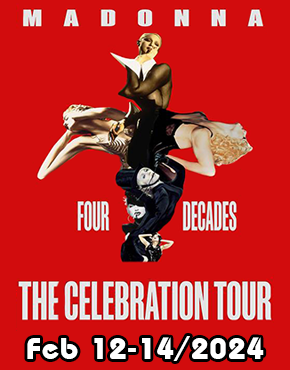 Winnipeg to Minneapolis Madonna The Celebration Tour Feb 12-14/2024